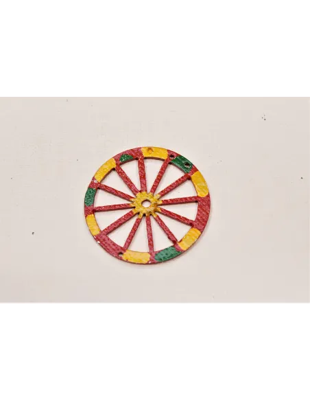 APPLICAZIONE RUOTA CARRO SICILIANO MULTICOLOR RCS