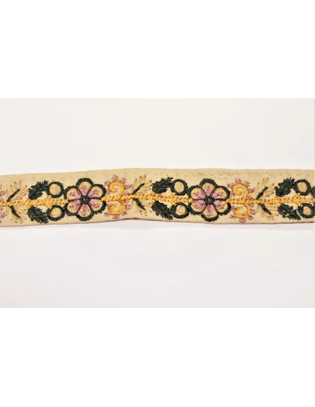 PASSAMANERIA MODA ETNICA FIORI RT-RP-491