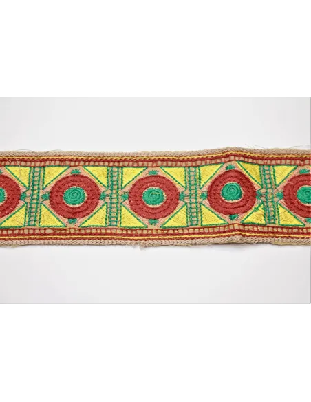 PASSAMANERIA MODA ETNICA MULTICOLOR RT-RP-517-60MM