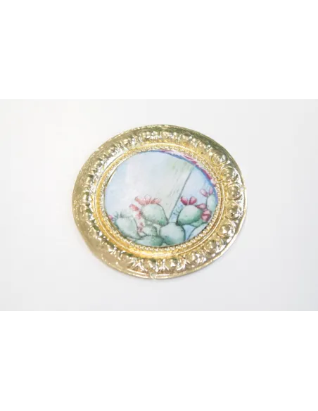 APPLICAZIONE TONDA RAFFIGURAZIONE FICHI SP/7-04