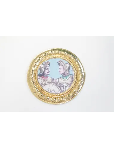 APPLICAZIONE TONDA RAFFIGURAZIONE PALADINI SP/7-10