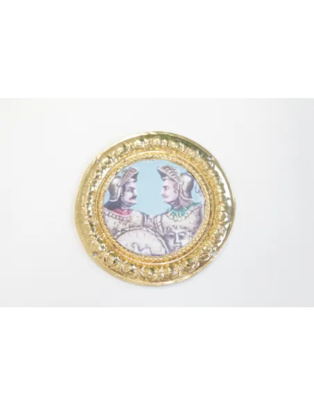 APPLICAZIONE TONDA RAFFIGURAZIONE PALADINI SP/7-10