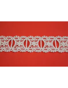 PIZZO MACRAME  4 CM 6513