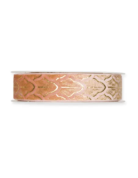 NASTRO NATALIZIO FOGLIE 2.5 CM 689-025