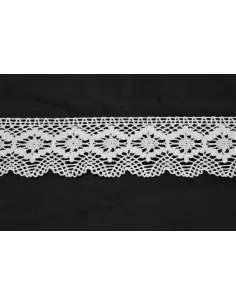 MERLETTO DI COTONE 6CM  art 707-F.WHITE