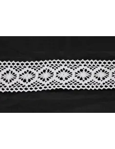 MERLETTO DI COTONE 4CM  art 708.WHITE