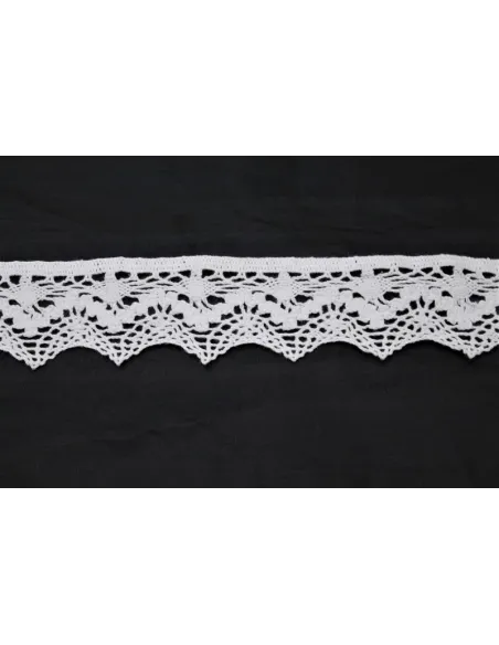 MERLETTO DI COTONE 4,5CM  art 7170-K.WHITE