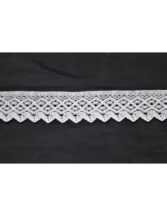 MERLETTO DI COTONE  5,5CM  art 7222-K.WHITE