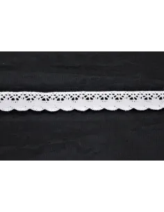 MERLETTO DI COTONE  2cm 8019.WHITE