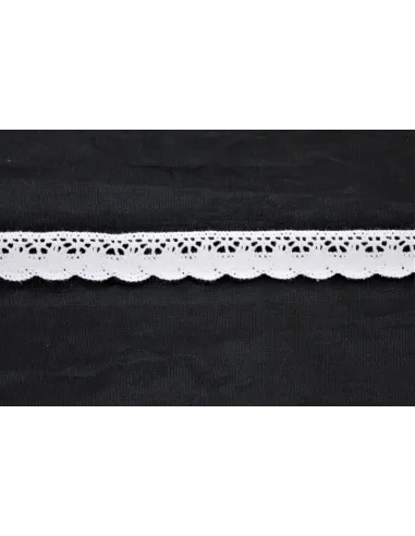 MERLETTO DI COTONE  2cm 8019.WHITE