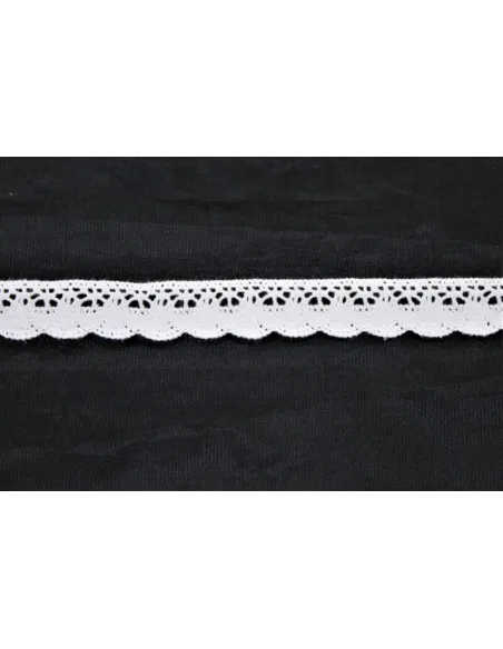 MERLETTO DI COTONE  2cm 8019.WHITE