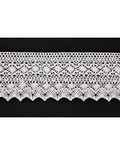 MERLETTO DI COTONE  14 CM 8482.WHITE
