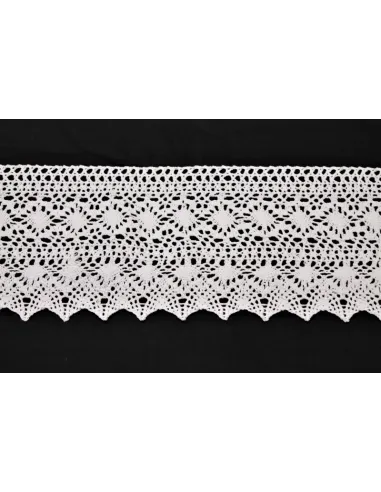 MERLETTO DI COTONE  14 CM 8482.WHITE