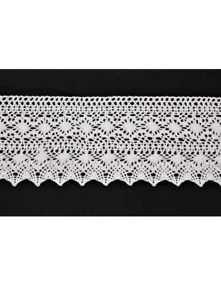 MERLETTO DI COTONE  14 CM 8482.WHITE