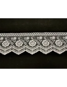 PIZZO TULLE ALTEZZA 9 CM - CF 24.5 MT 8BE1159
