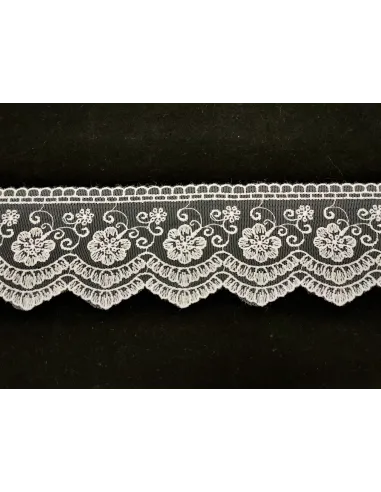 PIZZO TULLE ALTEZZA 9 CM - CF 24.5 MT 8BE1159