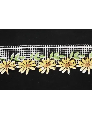PIZZO MACRAME GIRASOLE ALTEZZA  8 CM - CF 14.10 8G0830