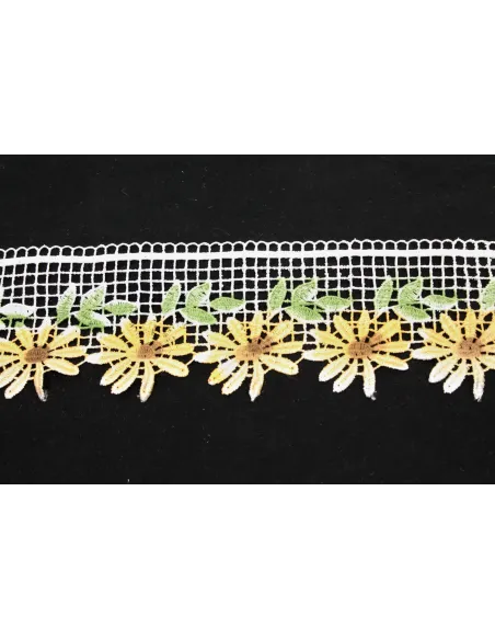 PIZZO MACRAME GIRASOLE ALTEZZA  8 CM - CF 14.10 8G0830