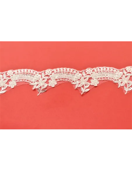 PIZZO SPOSA REBRODE' ALTEZZA 6 CM   - CF 9.2 MT VB-54229MP-330