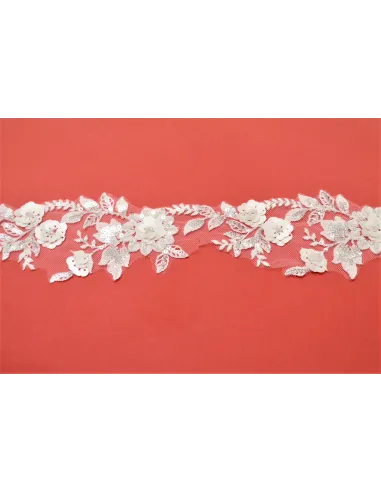 PIZZO SPOSA REBRODE' ALTEZZA  7 CM  - CF 14 MT VB-5584MP2