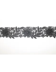 Passamaneria Moda di Mt 13,7, altezza 5,5 cm, in cotone/perla ZZ1694