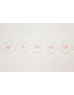 Pizzo Macramè  2,5 cm B.PINKB