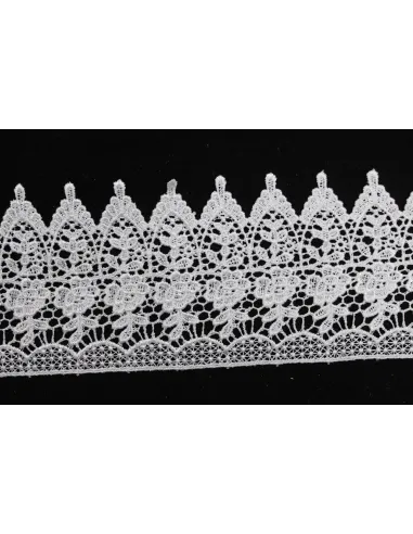 PIZZO MACRAME ALTEZZA  10 CM  - CONFEZIONE DA MT 19,3 4G4387