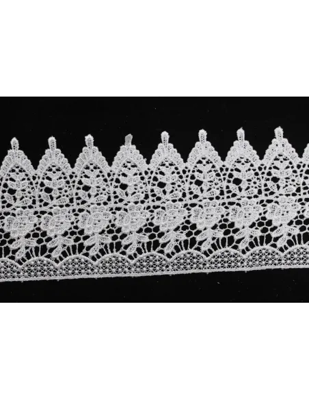 PIZZO MACRAME ALTEZZA  10 CM  - CONFEZIONE DA MT 19,3 4G4387