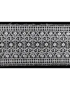 PIZZO MACRAME ALTEZZA  13 CM  - CONFEZIONE DA MT 19,3 4G4174B