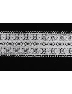 PIZZO MACRAME ALTEZZA  7 CM  - CONFEZIONE DA MT 19,3 4G4378