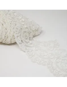 PIZZO TULLE RICAMATO 14 CM KB9759-14