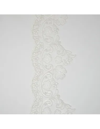 PIZZO TULLE RICAMATO 14 CM KB9759-14