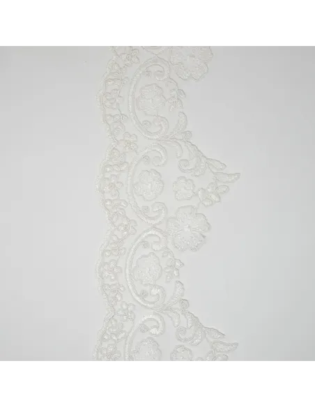 PIZZO TULLE RICAMATO 14 CM KB9759-14