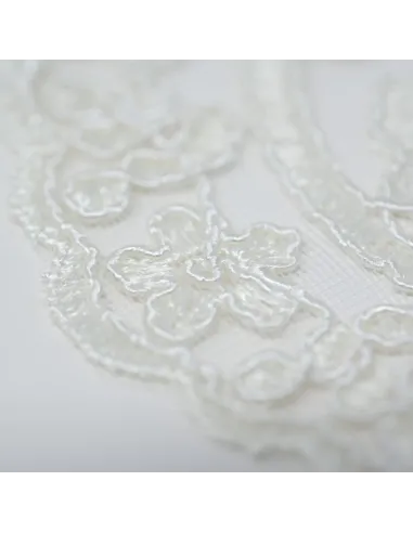 PIZZO TULLE RICAMATO 14 CM KB9759-14