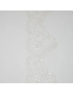 PIZZO TULLE RICAMATO 14 CM KB9764-14 2