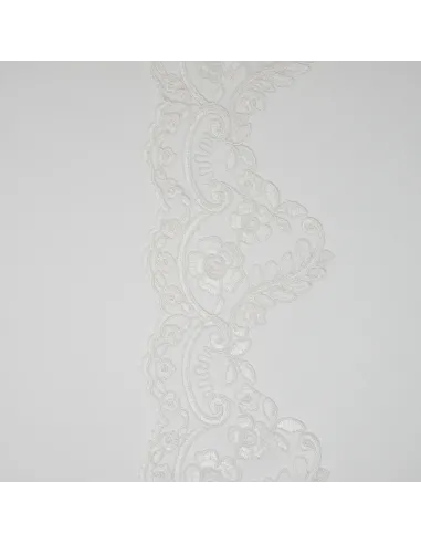 PIZZO TULLE RICAMATO 14 CM KB9764-14