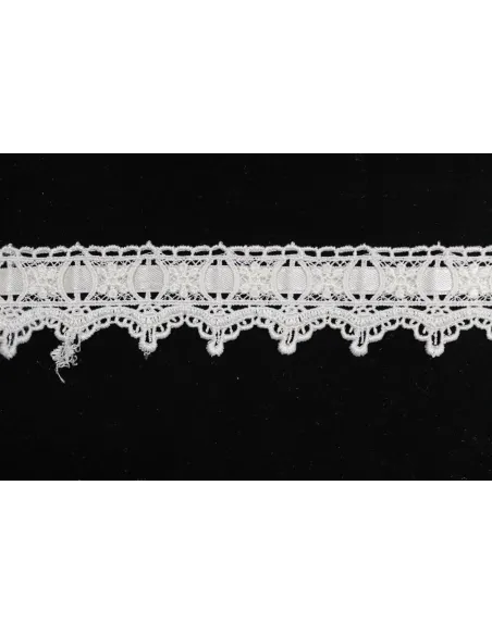 PIZZO MACRAME PASSANASTRO 5CM MAG851