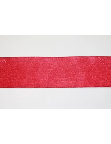 NASTRO ORGANZA GLITTERATO 40MM N180/40