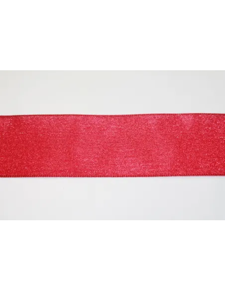 NASTRO ORGANZA GLITTERATO 40MM N180/40