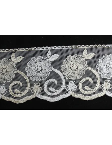 PIZZO TULLE 12cm art KB772-12 KB9772-12