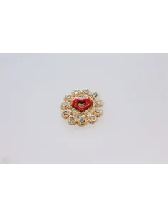 APPLICAZIONE MEDAGLIA CON STRASS 079