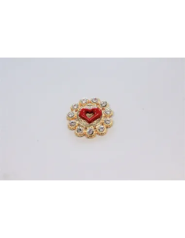 APPLICAZIONE MEDAGLIA CON STRASS 079