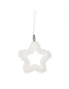 DECORAZIONE IN PELLICCIA A FORMA DI STELLA 22927-110