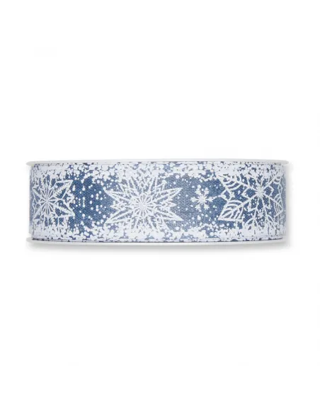 NASTRO NATALIZIO CON I FIOCCHI DI NEVE 4cm 547/40