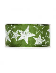 NASTRO LUCIDO STAMPATO CON "STELLE" 937-040