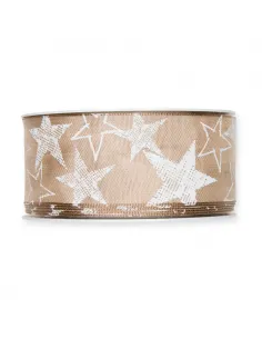 NASTRO LUCIDO STAMPATO CON "STELLE" 937-040 2