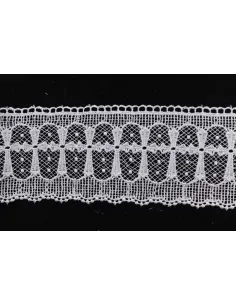 PIZZO MACRAME ALTEZZA  9.5 CM  - CONFEZIONE DA MT 19,3 4G4365