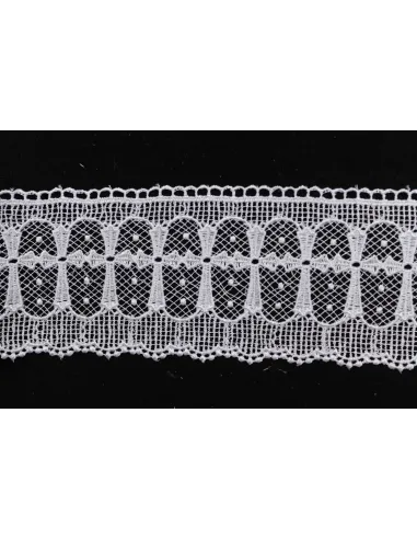 PIZZO MACRAME ALTEZZA  9.5 CM  - CONFEZIONE DA MT 19,3 4G4365