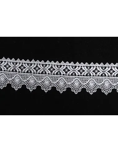 PIZZO MACRAME ALTEZZA  5.7 CM  - CONFEZIONE DA MT 19,3 4G4095