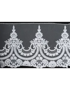 PIZZO TULLE ALTEZZA  25 CM - CF 24.5MT 24BE2426